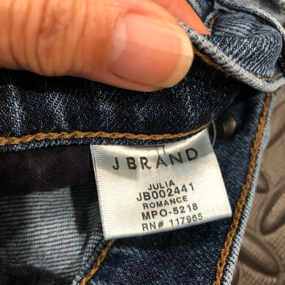 607. J Brand Julia High Rise Flare Jeans - Picture 9 of 13